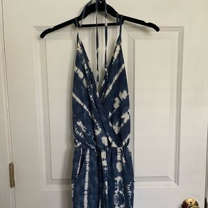 Tie Dyed halter Romper